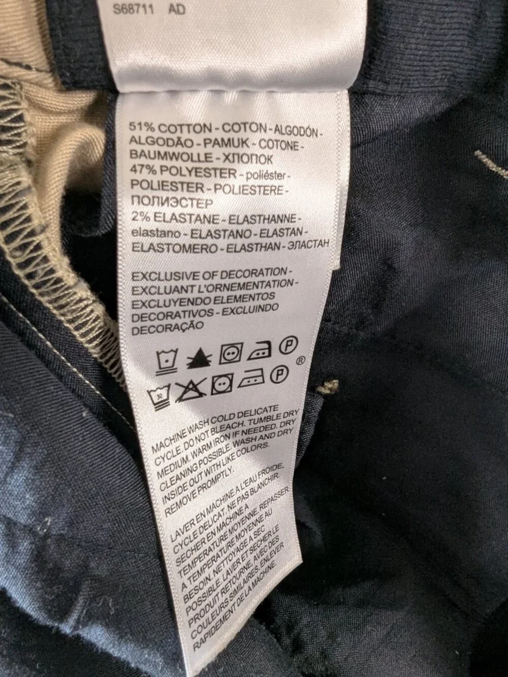 Dockers khaki trousers